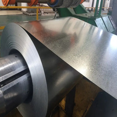 Zinc Coated Galvanized Steel Coil Roll Regular Spangle G40 G60 1250mm Width