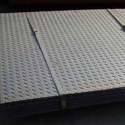 Checkered Plate Carbon Steel Hot Rolled Sheet ASTM A36 SS400